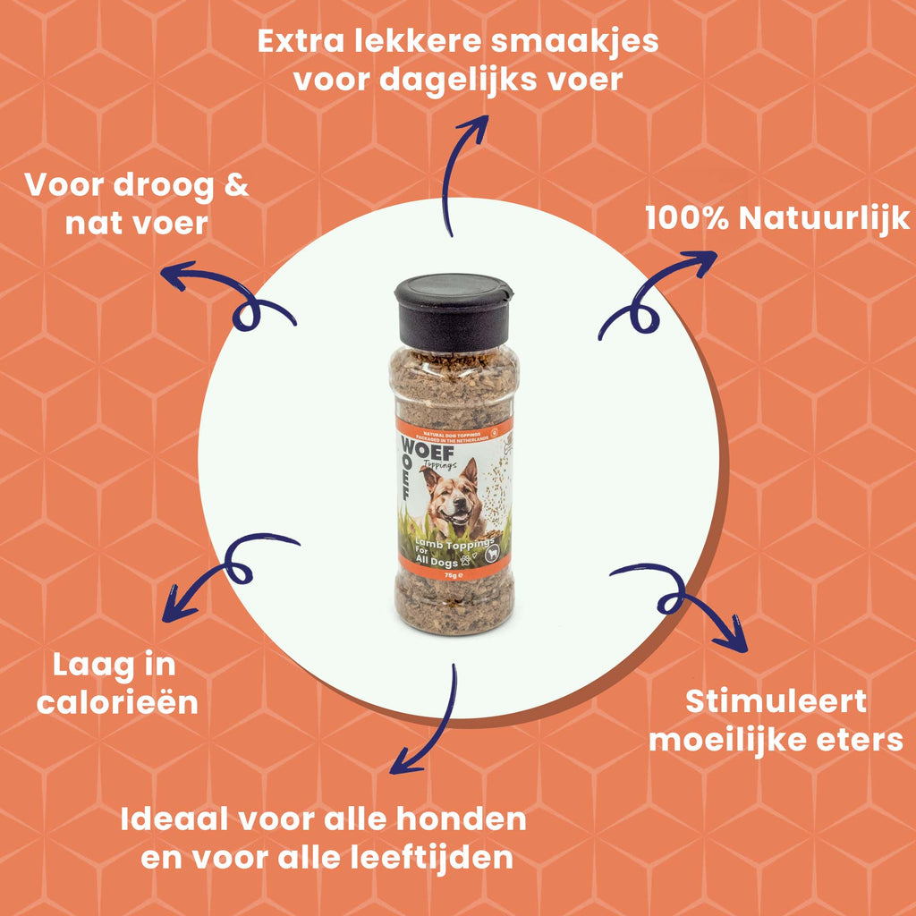 Hondenvoer Toppings - Lams Smaak