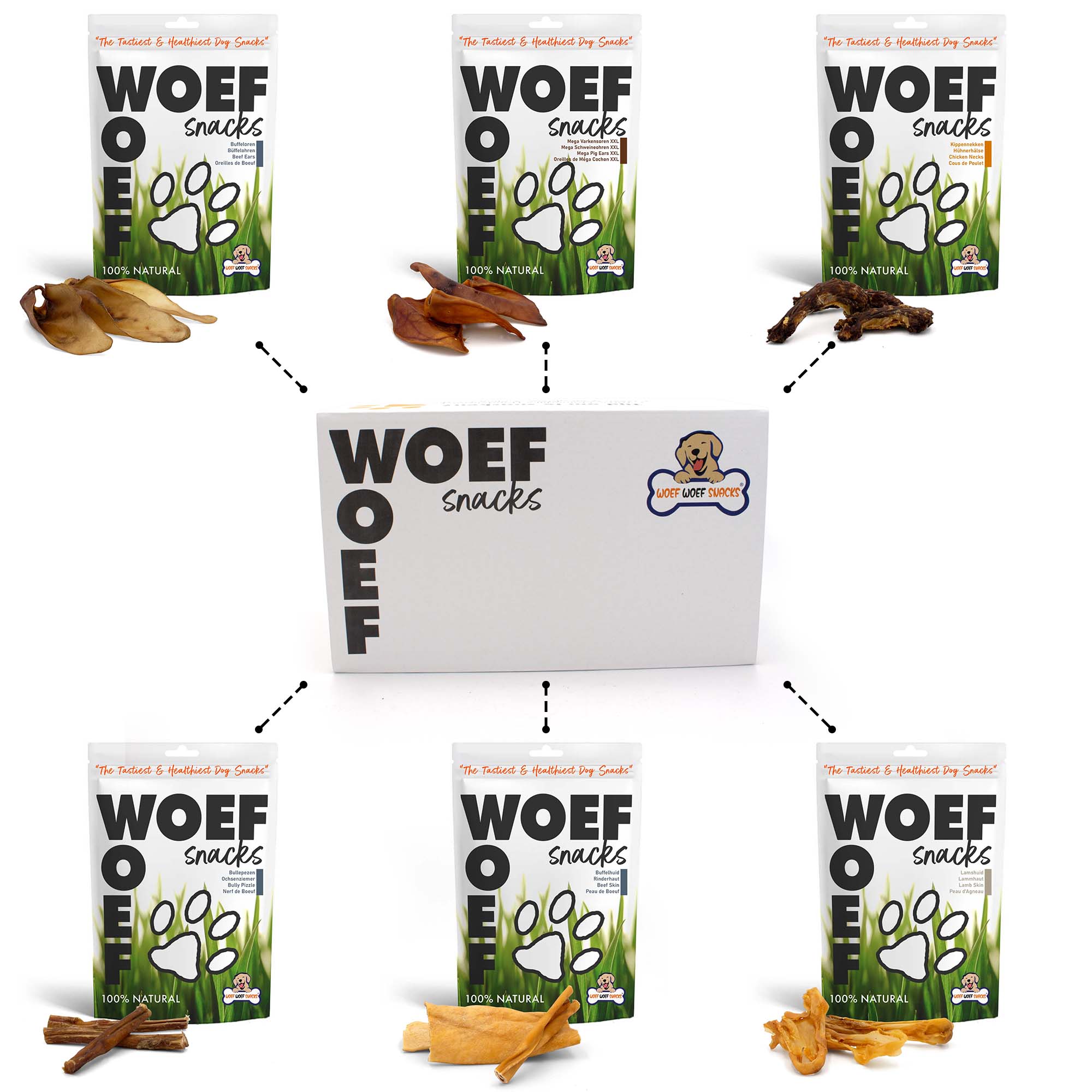 Woef Woef Snackbox (L)